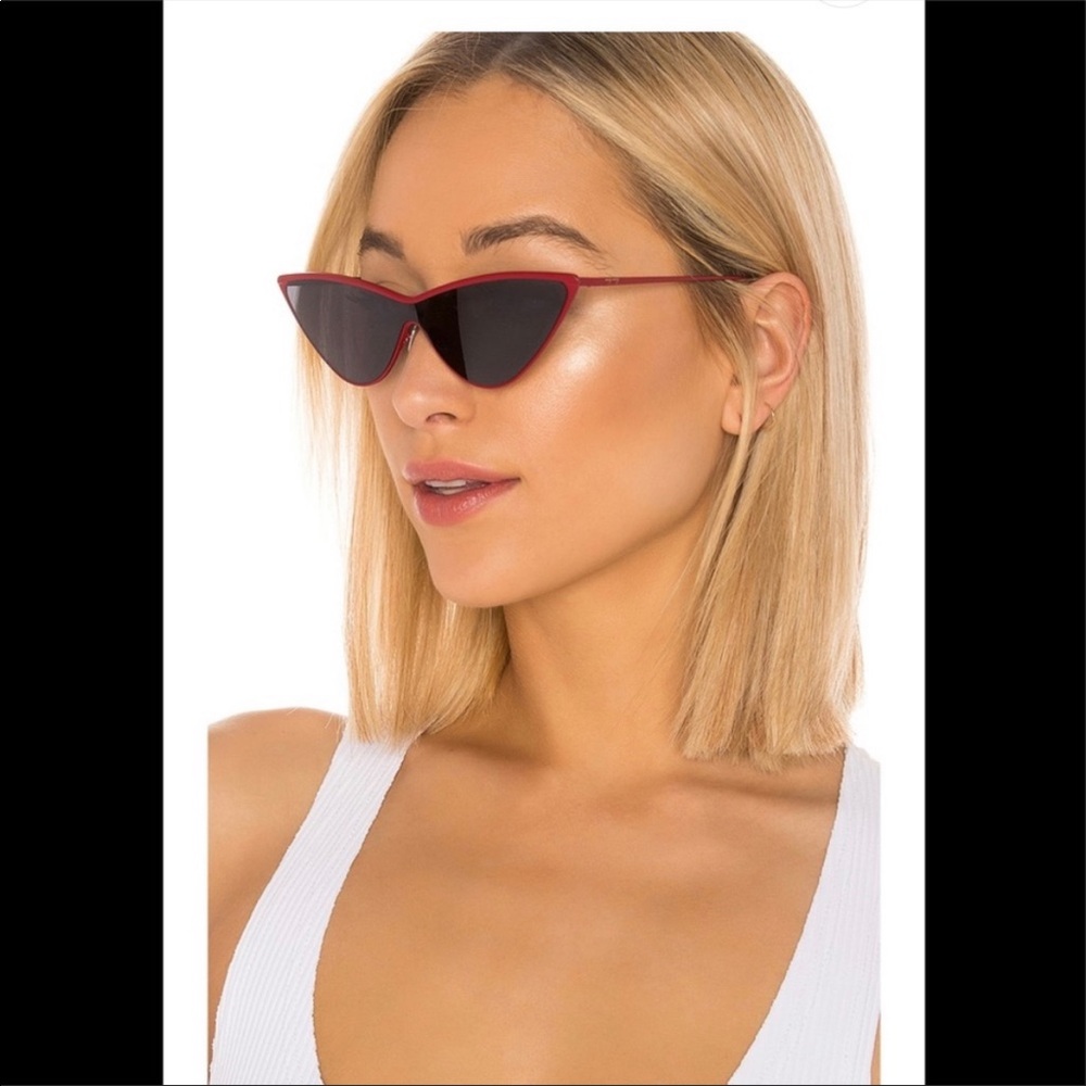 My My My Red Cat Eye Sunglasses (Revolve)
